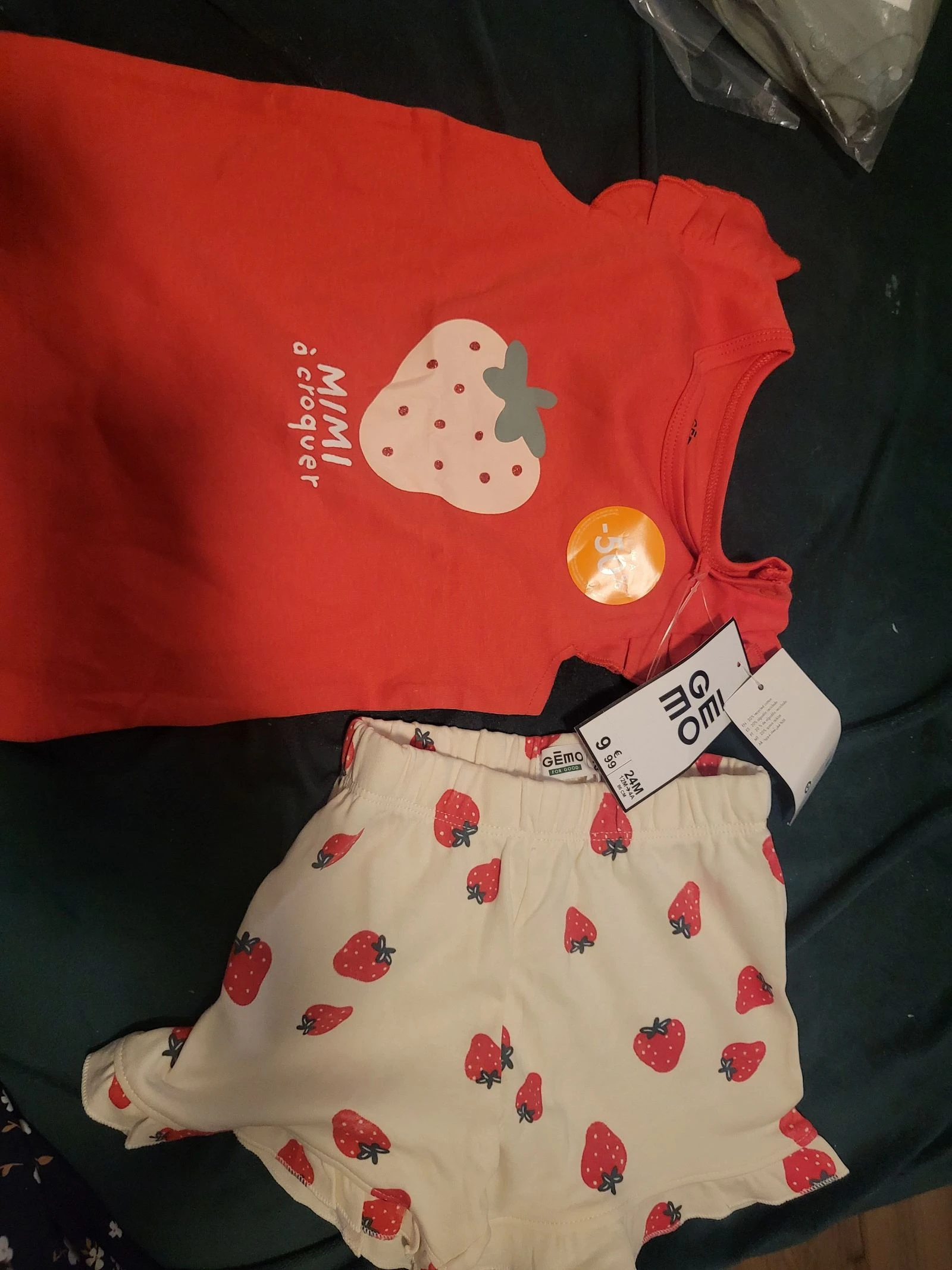 Lot van 4 nieuwe gemo korte pyjama's 24 maanden – photo 3